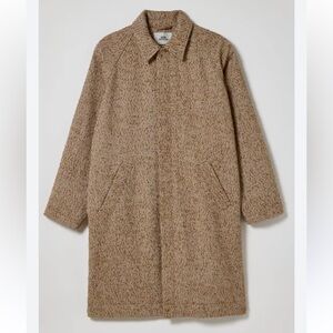 Urban Outfitters Tweed Mac Coat Size Large